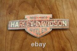Harley Vintage Bar & Shield Sticker? AMF Cowl Pan Knuckle Excavator from Japan