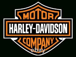 Harley davidson bar shield logo ceramic tile mural backsplash medallion