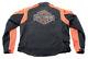 Harley Davidson Mens Jacket 3xl Black Mesh Stock Bar Shield Reflective Armor Euc