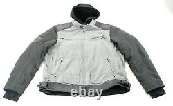 Harley davidson mens jacket XL TALL black Mandan gray 3-n-1 nylon leather liner