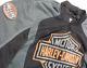 Harley Davidson Mens Riding Jacket 3xl Black Gray Mesh Pre Luxe Bar Shield Stock