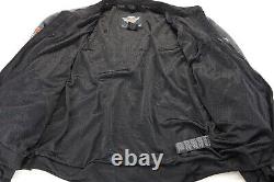 Harley davidson mens riding jacket 3XL black gray mesh pre luxe bar shield stock