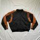 Harley Davidson Racing Jacket 4xl Nylon Black Orange Bar Shield 97068-00v Zip