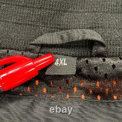 Harley davidson racing jacket 4XL nylon black orange bar shield 97068-00V zip