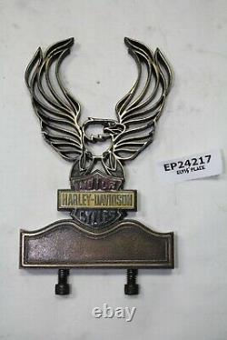 Harley sissy bar insert Eagle Wings Bar & Shield Old 80s AMF FXRT FXR EPS24217