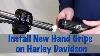 Install New Hand Grips On Harley Davidson Motorcycle Biker Podcast