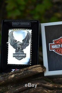 Japanese Harley Davidson Zippo Lighter Japan Eagle Bar and Shield HDP-22