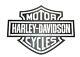 Large Harley Davidson Motorcycle Bar And Shield Metal Wall Art Approx 30x 22.5