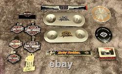 Lot Of Original Harley Pieces Eagle Iron, Bar & Shield Key Chains, Etc. U176