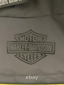 Men's 2X-Large Harley Davidson Men's Bar & Shield Hooded Puffer Blackened Pearl