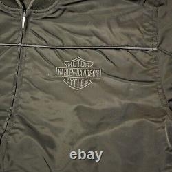 Men's HARLEY-DAVIDSON Classic Bar & Shield Jacket bomber Size Large LG L Black