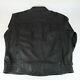 Mens Harley Davidson Leather Jacket Black Embossed Bar Shield Vented Sz 3xl