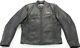 Mens Harley Davidson Leather Jacket L Stock 98112-06vm Black Bar Shield Zip