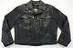Mens Harley Davidson Leather Jacket L Black Nevada 98122-98vm Bar Shield Liner