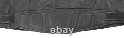 Mens harley davidson riding jacket 2XL black Trenton orange mesh bar shield zip