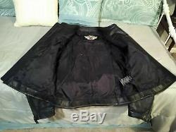 NEW Harley Davidson Leather Motorcycle Jacket BAR AND SHIELD SIZE XL CLASSIC