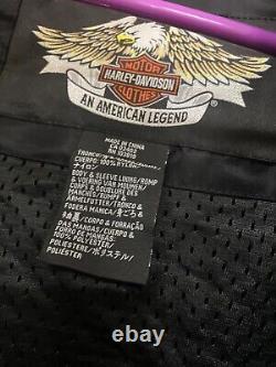 NEW Harley-Davidson Men's XXXL Black and Grey Bar & Shield Nylon Jacket