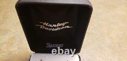NEW Stamper Harley-Davidson bar and shield 10K gold earrings