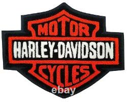 NEW VTG HARLEY-DAVIDSON Patch Chenille Bar & Shield Logo Emblem 10.75 XL HOG