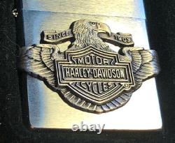 NOS Harley Davidson Since 1903 Zippo Lighter Bar and Shield Eagle 200HD H278
