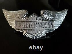 NOS Vintage Harley Bar & Shield Logo, RIGHTEOUS PRODUCTS, 1974 Belt Buckle