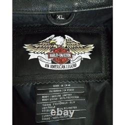 NWT Harley Davidson Heavy Leather Women's Jacket Bar & Shield 98112-06VM/002L XL