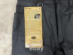 NWT Vanson X Harley Davidson Bar & Shield Leather Motorcycle Jeans Pants USA 36