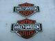New Nos Harley Davidson Bar & Shield Gas Tank Medallion Badges Emblems Fxr