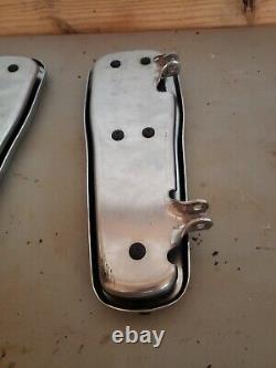 OEM 95-22 Harley Softail, Touring Crested Bar & Shield Front & Rear FloorBoards