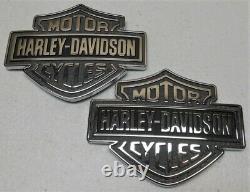 Oem Genuine Harley 2021 Touring Gas Fuel Tank Emblems Bar Shield Logo Medallions