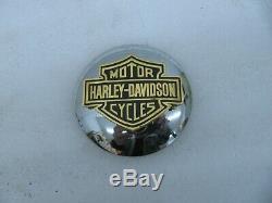 One NOS Harley Davidson Bar Shield Medallion Gas Cap Cover 99023-81V Shovelhead
