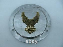 Original Harley Davidson Derby Cover Bar & Shield Eagle Medallion Shovelhead FXR