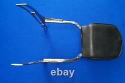 RARE Genuine Harley FXWG King & Queen Sissy Bar Backrest with Bar & Shield 80-86