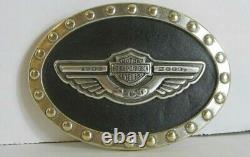 Rare Harley Davidson 1903-2003 100th Anniversary Bar & Shield Belt Buckle
