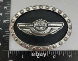 Rare Harley Davidson 1903-2003 100th Anniversary Bar & Shield Belt Buckle