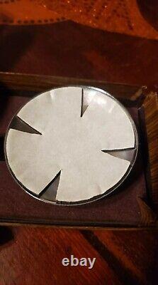 Vintage 1980's NOS Harley-Davidson Bar and Shield medallion gas cap cover. With