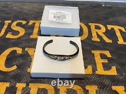 Vintage Harley Black Hills Stamper Gold Jewelry Genuine Leaf Bar Shield Bracelet