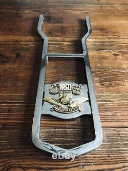 Vintage Harley Davidson Chrome Bar Shield Eagle Medallion 1903