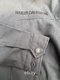 Vintage Harley Davidson Men's Size Medium Bar & Shield 3 In 1 Motorcycle Jacket/