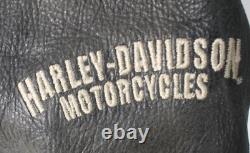 WOMEN'S HARLEY DAVIDSON HD LEATHER BAR AND SHIELD RIDING JACKET Small