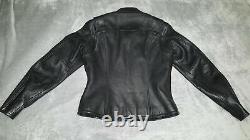 Women's Harley Davidson Hd Leather Bar And Shield Riding Jacket Medium