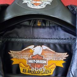 Women's Harley Davidson Leather Jacket Size Large Bar & Shield