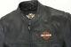 Womens Harley Davidson Leather Jacket M Stock 98112-06vw Black Bar Shield Zip