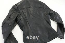 Womens Harley Davidson leather jacket M Stock 98112-06VW black bar shield zip