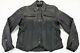 Womens Harley Davidson Leather Jacket L Black Bar Shield Zip Snap V-cut Soft