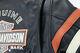 Womens Harley Davidson Leather Jacket M Miss Enthusiast Black Orange Bar Shield