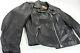 Womens Harley Davidson Leather Jacket Xl Basic Skins Black Double Zip Bar Shield