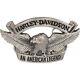 Xl Brass Harley Davidson Bar Shield Logo Biker Motorcycle Vintage Belt Buckle