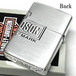 Zippo Harley Davidson Japan Limited Bar Shield 3-sides Etching Silver HDP-34