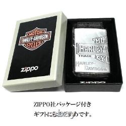 Zippo Harley Davidson Japan Limited Bar Shield 3-sides Etching Silver HDP-34